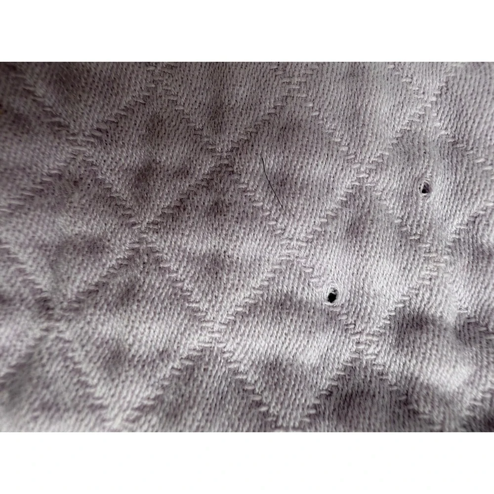 Pottery Barn Kids Owl Quilted stroller Blanket Purple and Brown Reversible Hoot